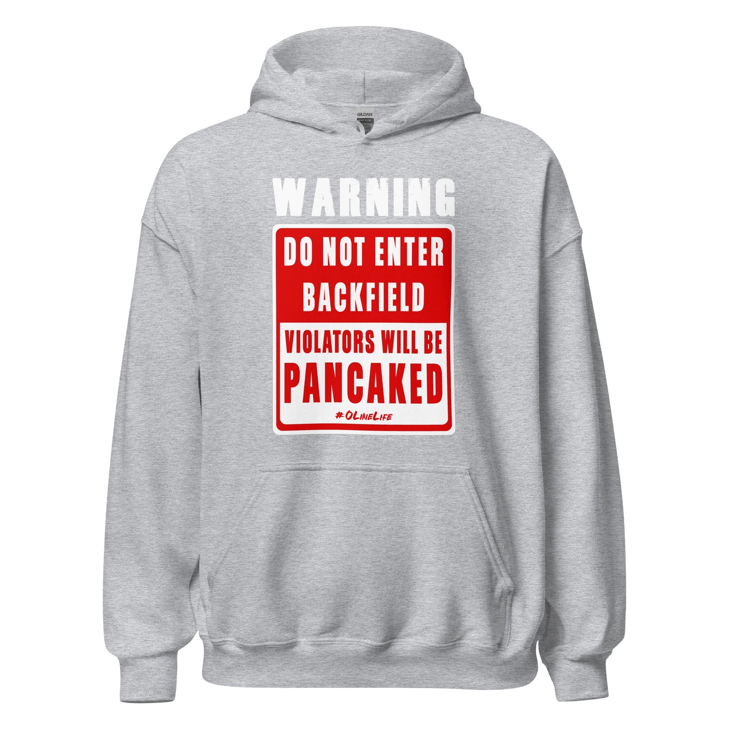 Do Not Enter Backfield Hoodie