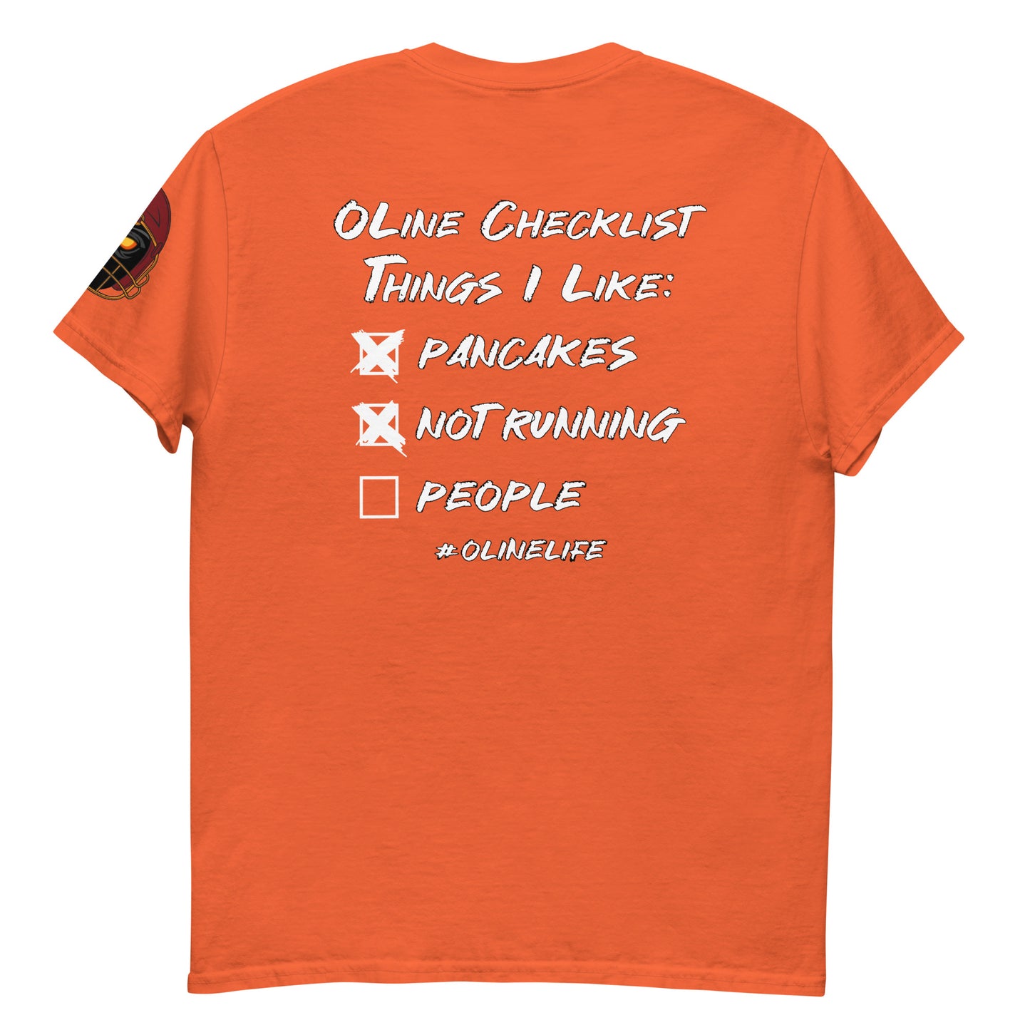 Offensive Lineman Checklist T Shirt