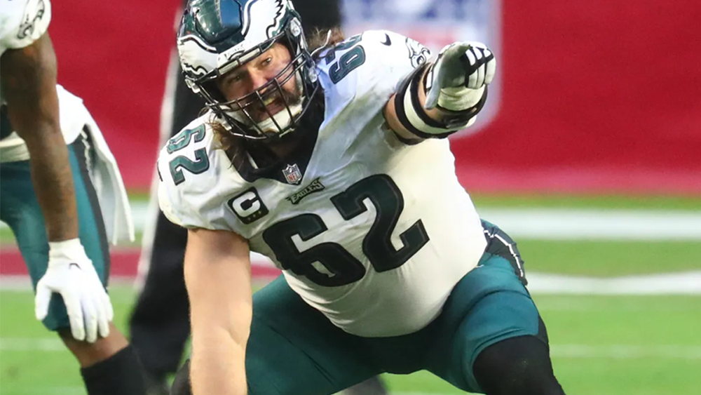 Jason Kelce is a great example of a Center