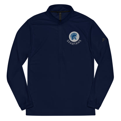 Spartans Adidas Quarter Zip Pullover - Navy