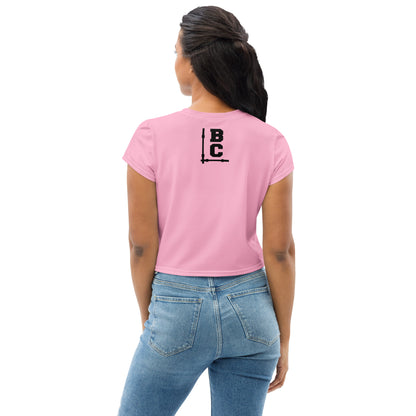 Lowcountry Barbell Club Iconic Crop Top - Cotton Candy