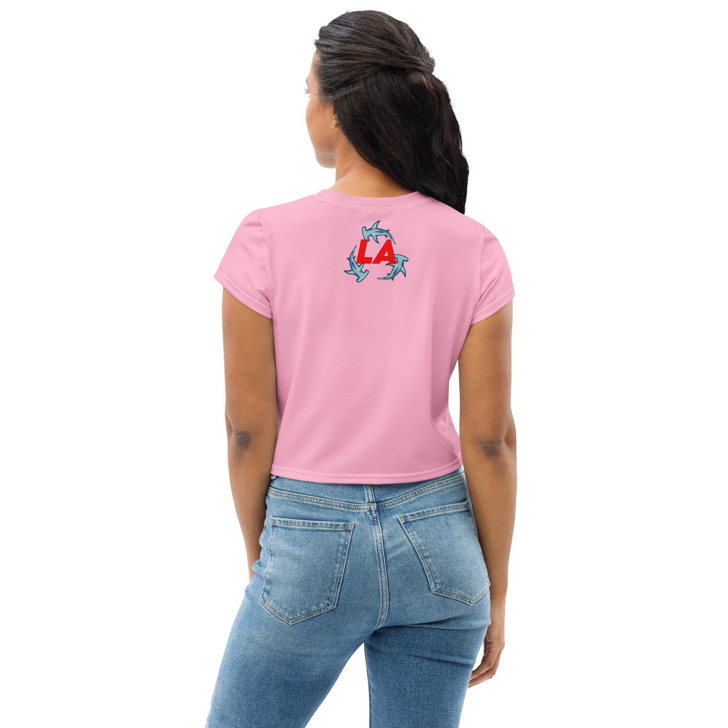 Lowcountry Athletics Crop Top - Cotton Candy