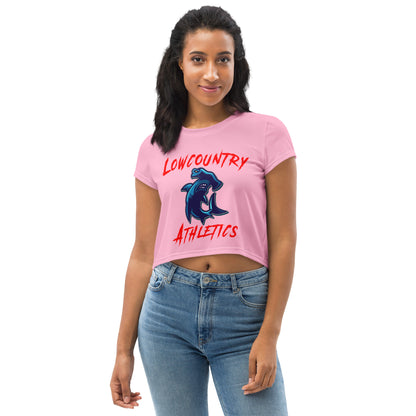 Lowcountry Athletics Crop Top - Cotton Candy