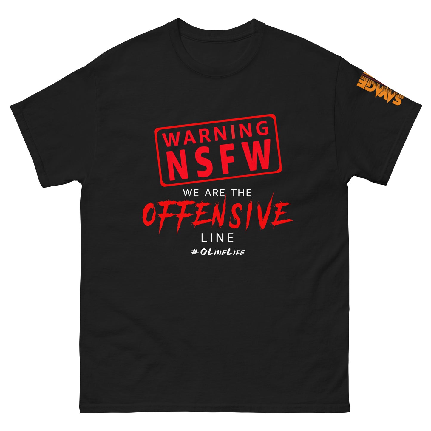 NSFW Offensive Line T Shirt