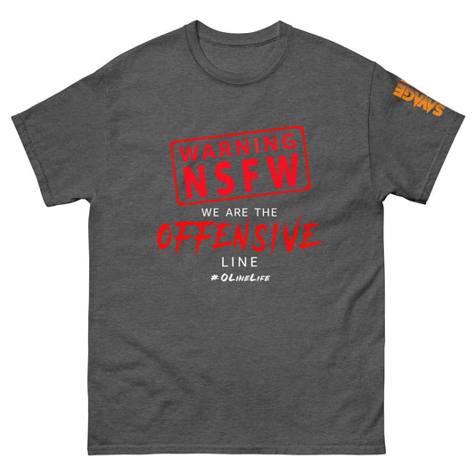 NSFW Offensive Line T Shirt