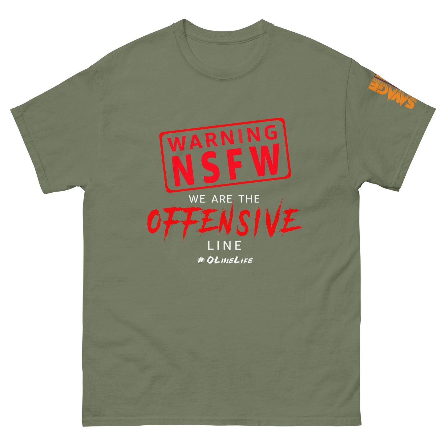 NSFW Offensive Line T Shirt