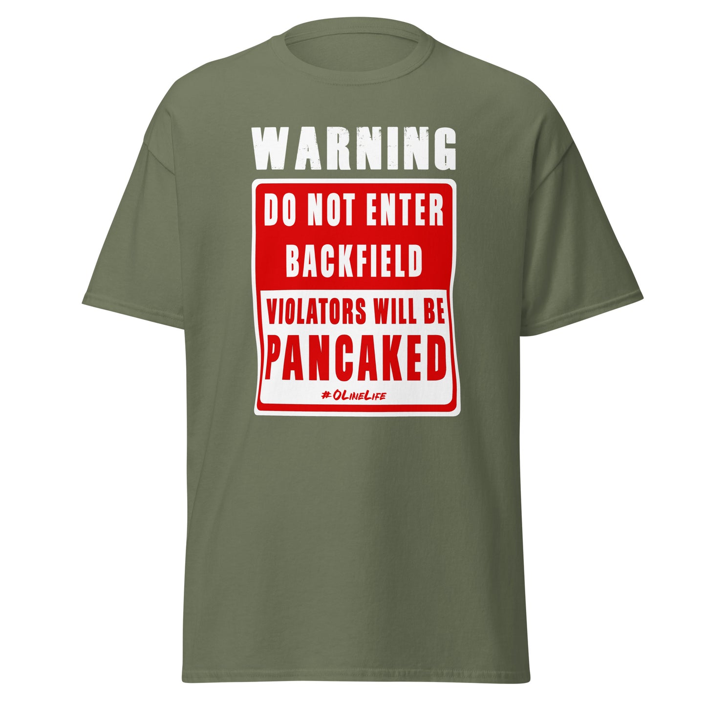 Do Not Enter Backfield T Shirt