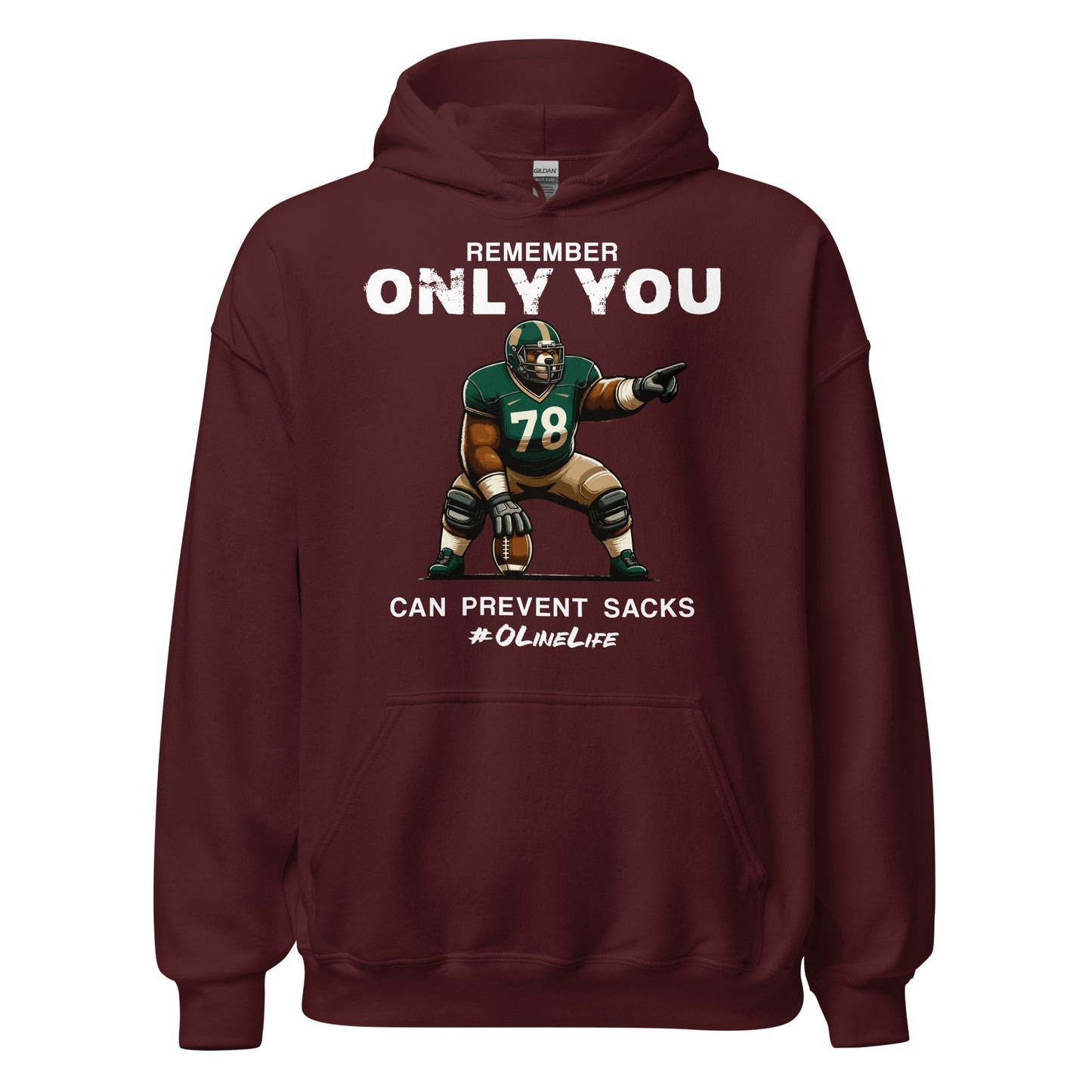 Only You Can Prevent Sacks Hoodie