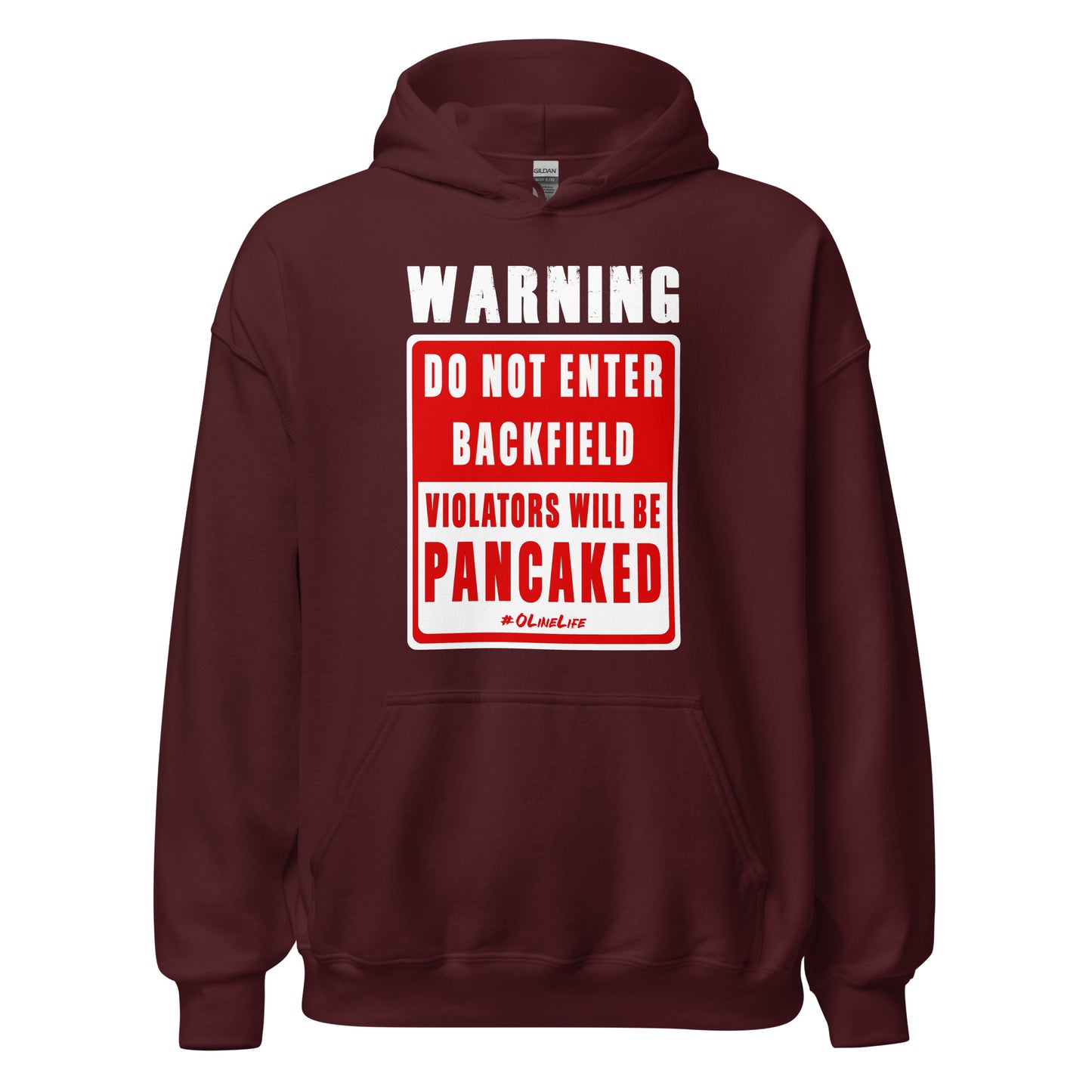 Do Not Enter Backfield Hoodie