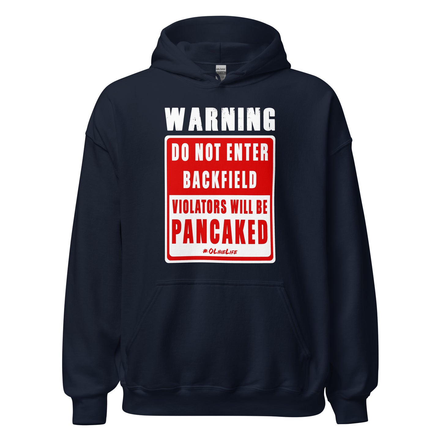 Do Not Enter Backfield Hoodie