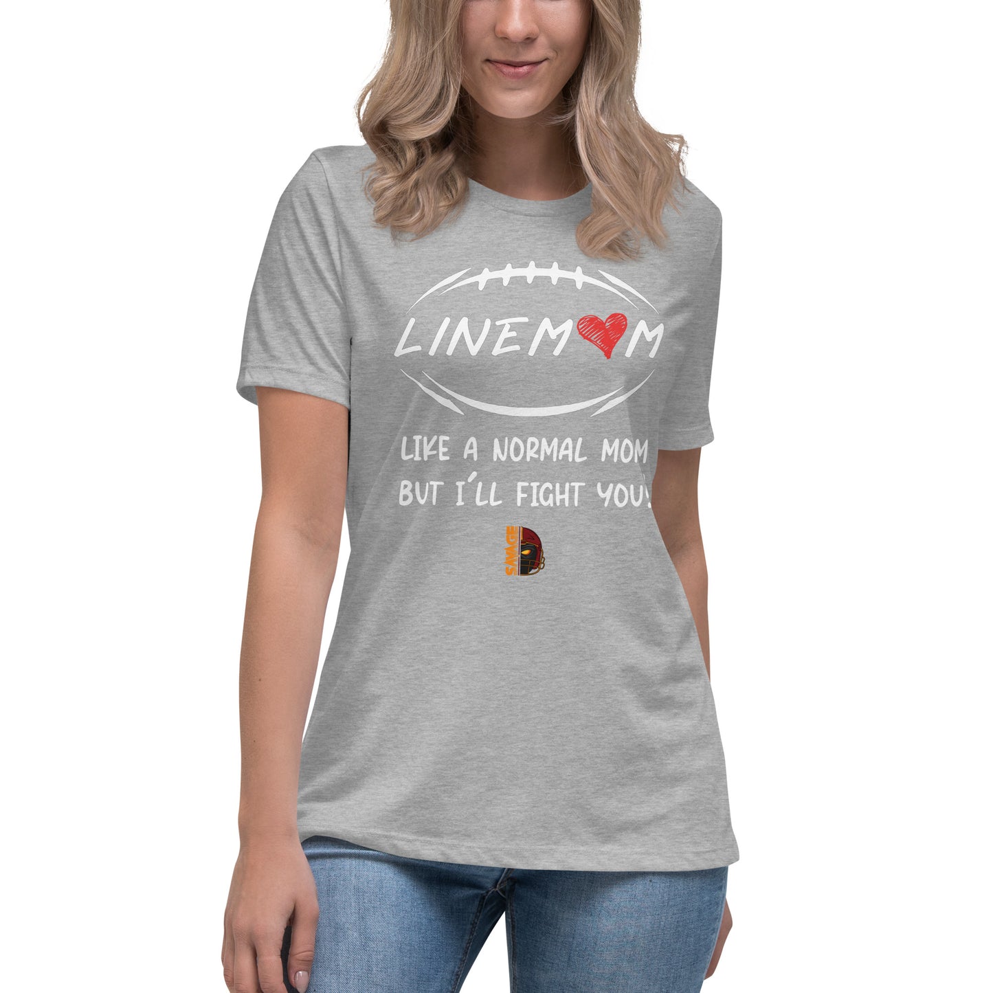 LineMom Fight You Ladies Relaxed T Shirt