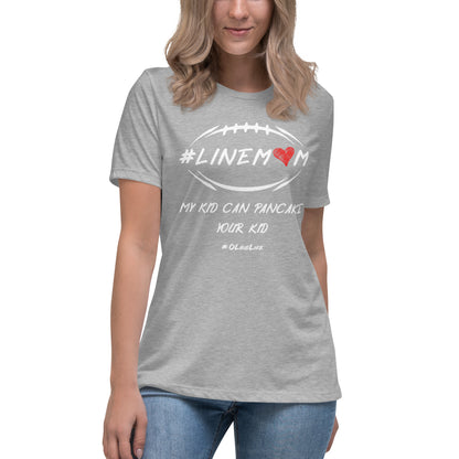 LineMom Pancake Ladies Relaxed T Shirt