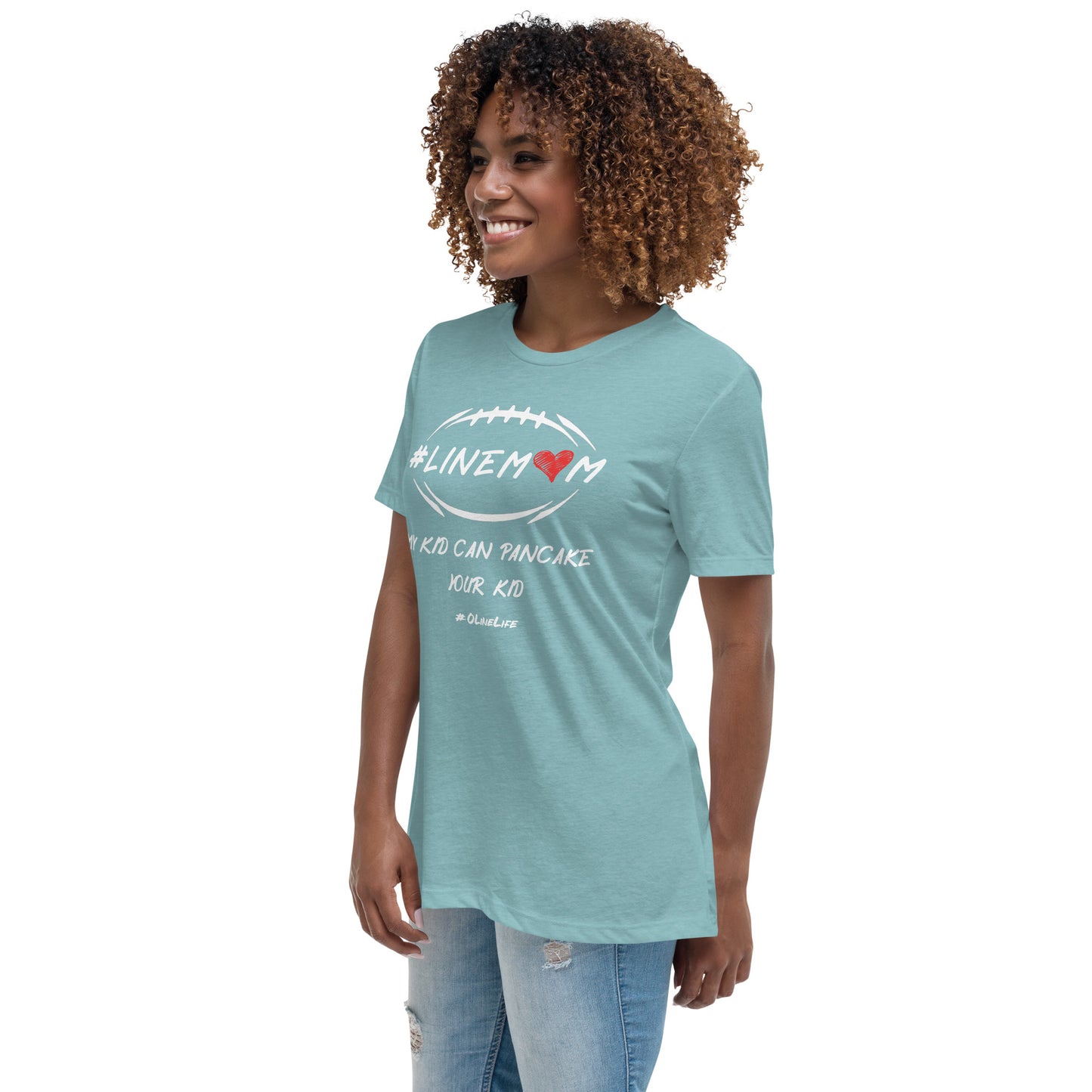 LineMom Pancake Ladies Relaxed T Shirt