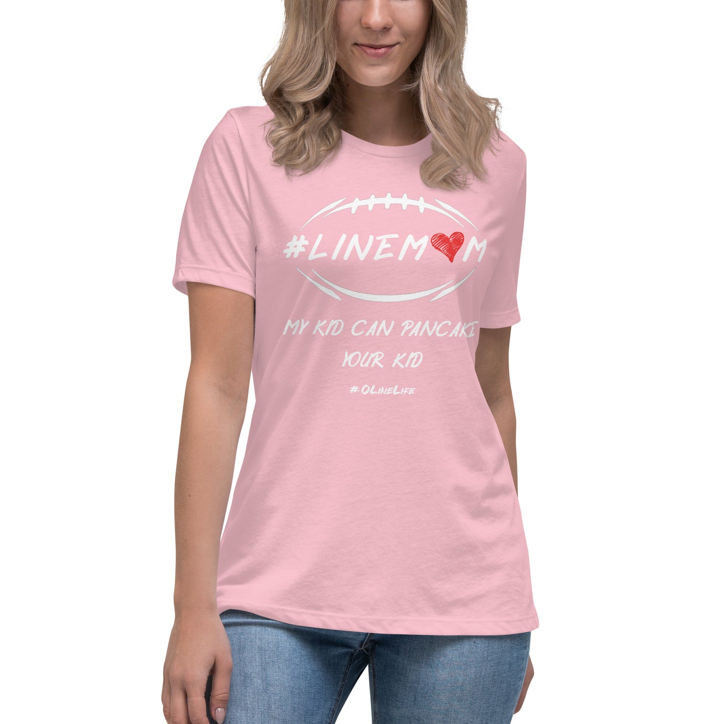 LineMom Pancake Ladies Relaxed T Shirt