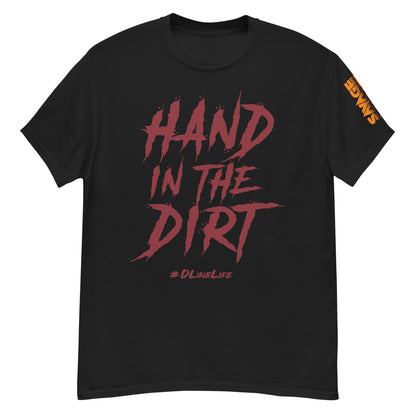 Hand in the Dirt Defensive Line classic tee