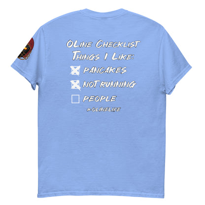 Offensive Lineman Checklist T Shirt