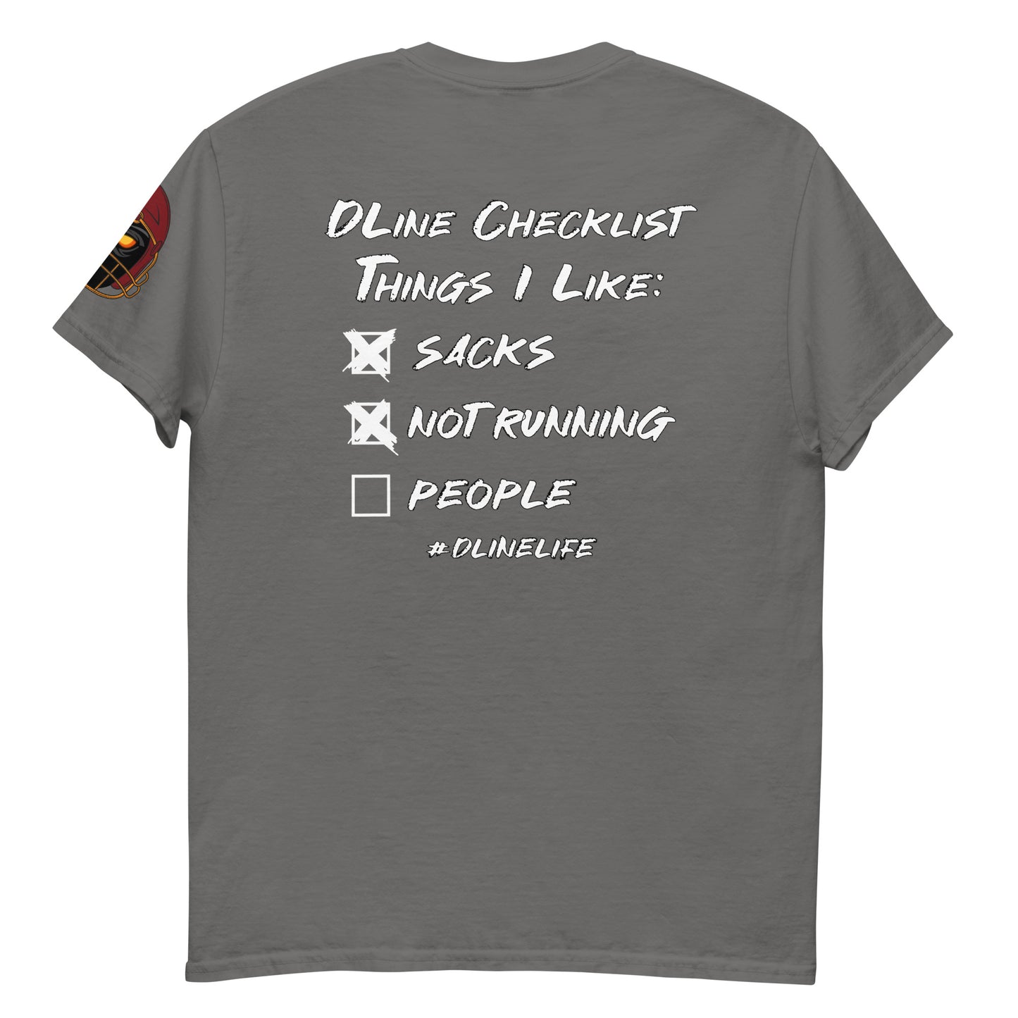 Defensive Lineman Checklist classic tee