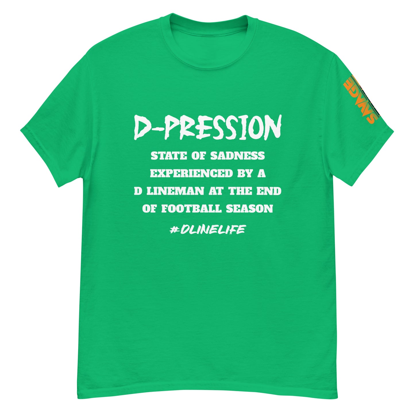 Defensive Lineman D-pression classic tee