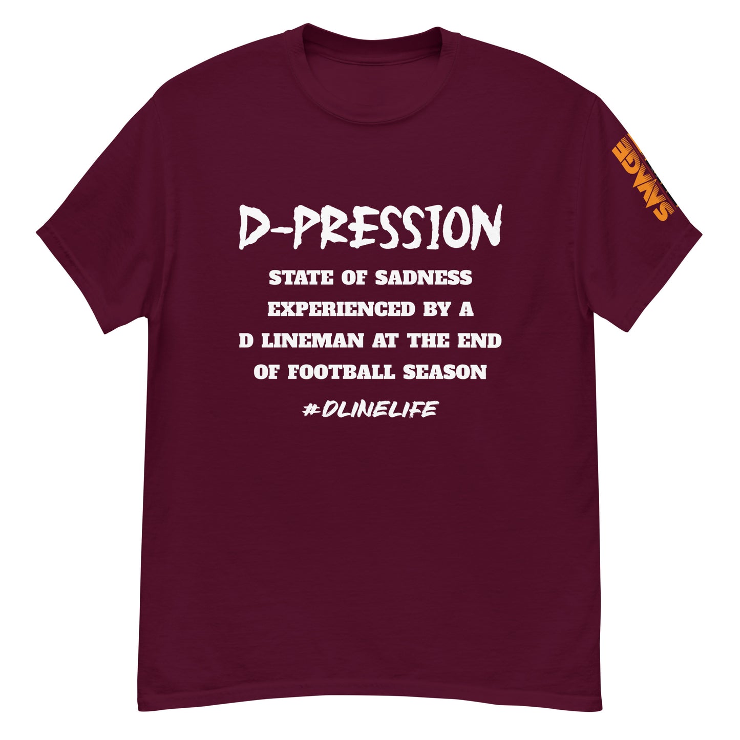 Defensive Lineman D-pression classic tee