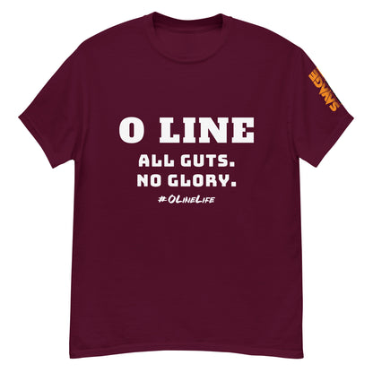 All Guts No Glory O Line T Shirt