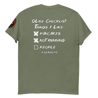 Offensive Lineman Checklist T Shirt