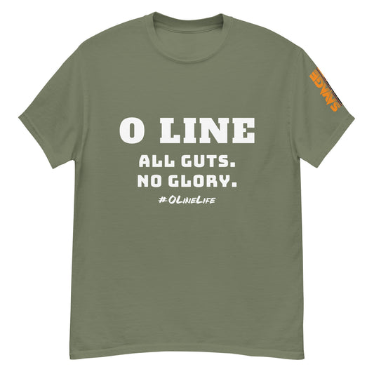 All Guts No Glory O Line T Shirt