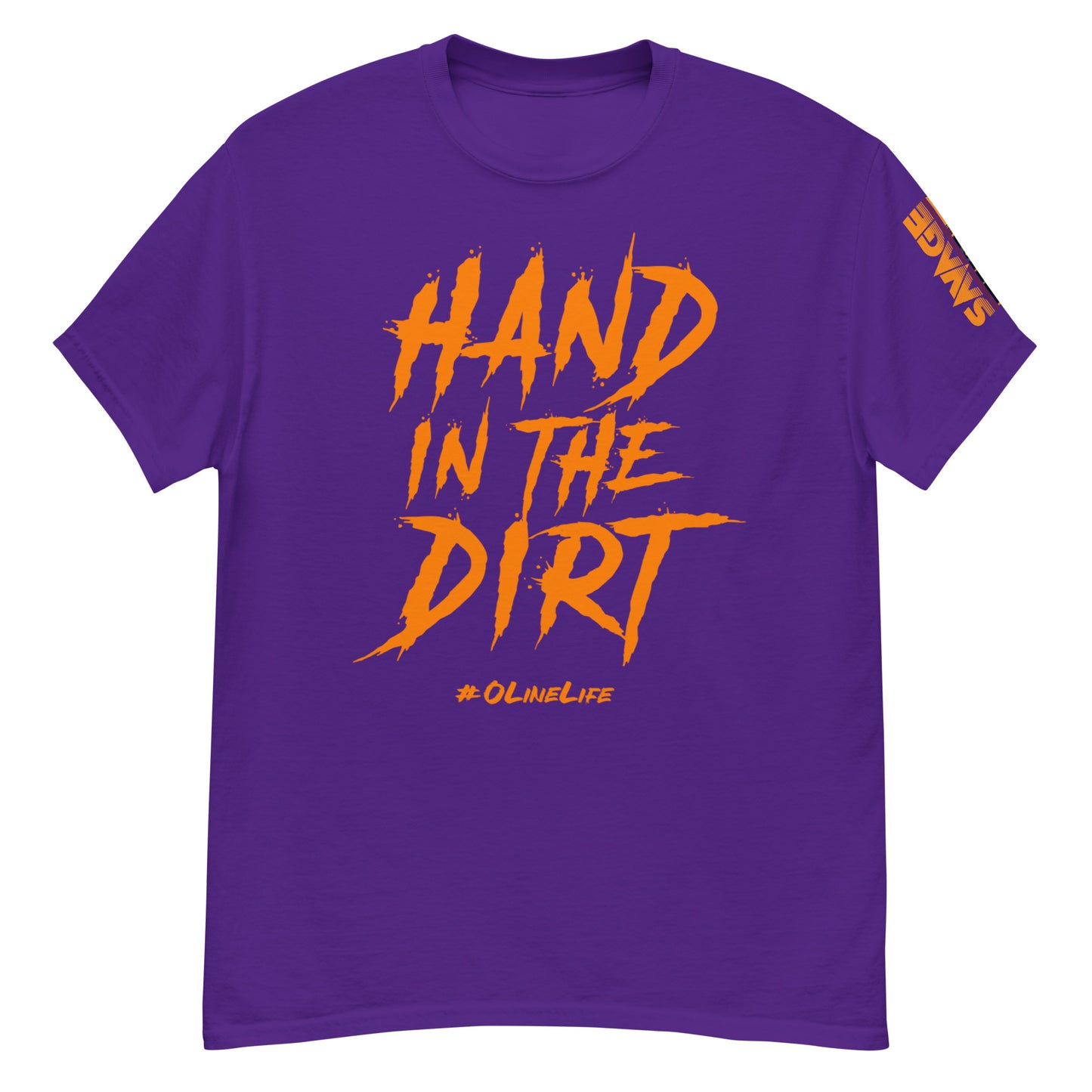 Hand In The Dirt Offensive Line classic tee