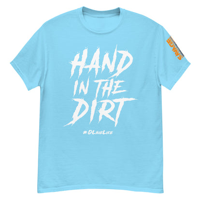 Hand in the Dirt Defensive Line classic tee