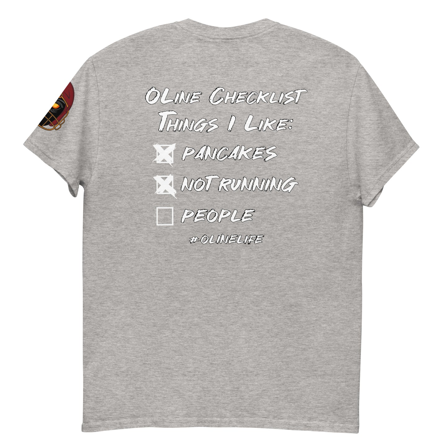 Offensive Lineman Checklist T Shirt