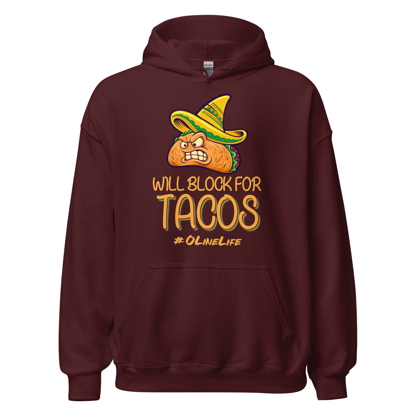 Will Block For Tacos Hoodie