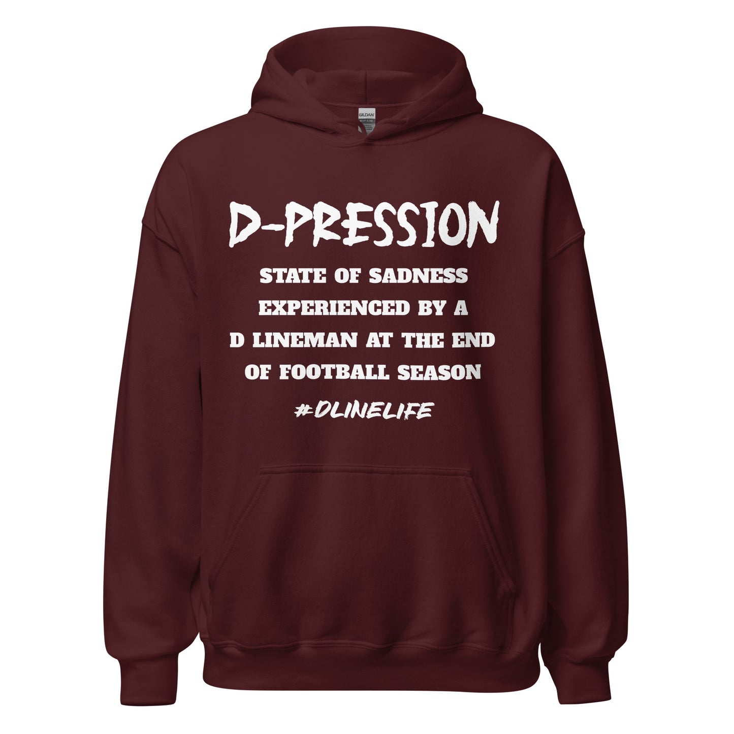 Defensive Lineman D-pression Hoodie