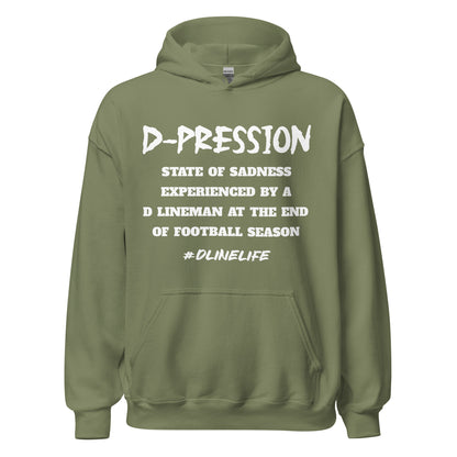 Defensive Lineman D-pression Hoodie