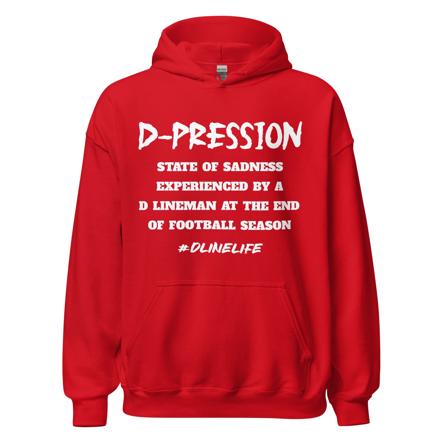 Defensive Lineman D-pression Hoodie