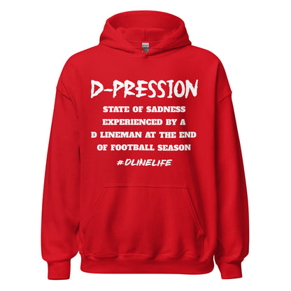 Defensive Lineman D-pression Hoodie