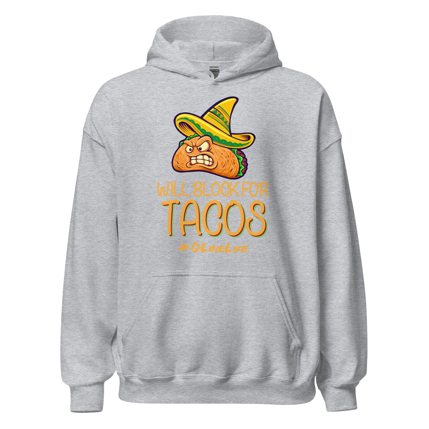 Will Block For Tacos Hoodie