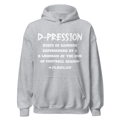 Defensive Lineman D-pression Hoodie